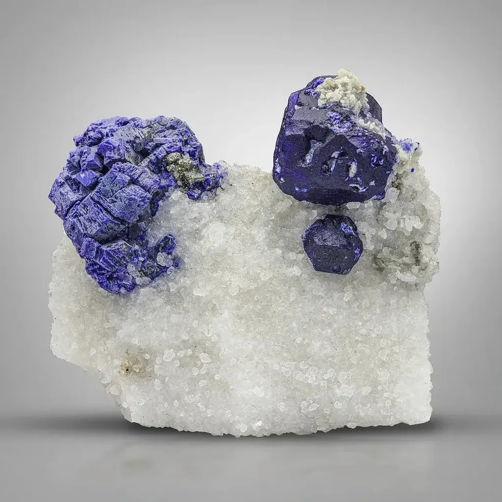 Lazurite on Calcite image