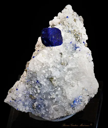 Lazurite on Calcite - image 2