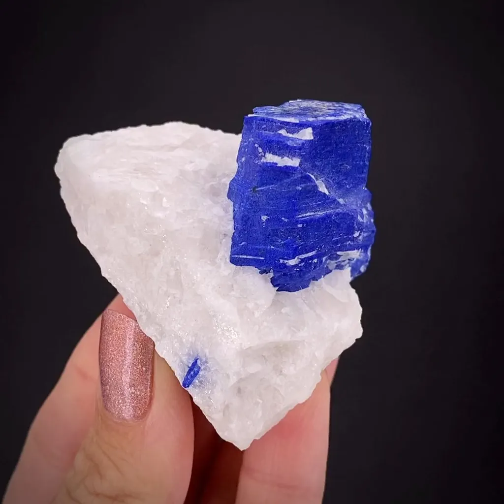 Lazurite ps. after Mica image