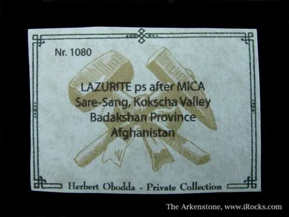 Lazurite Pseudo. After Muscovite - image 4