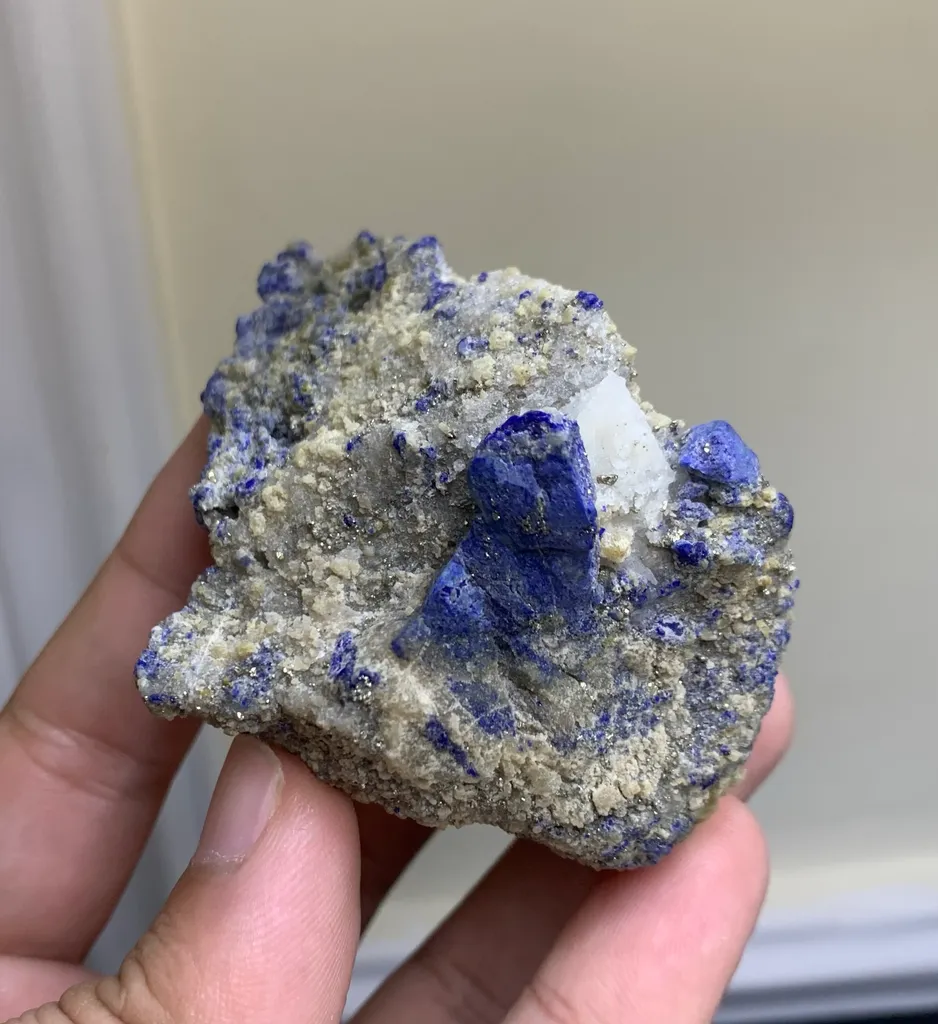 Lazurite with Sparkled Pyrite Specimen from Afghanistan - image 3