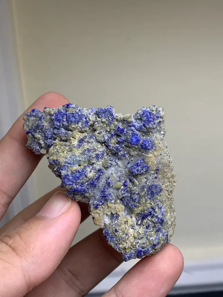 Lazurite with Sparkled Pyrite Specimen from Afghanistan - image 4