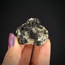 Leadhillite on Cerussite on Hydrocerrusite - image 2