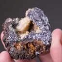 Leadhillite on Galena - image 2