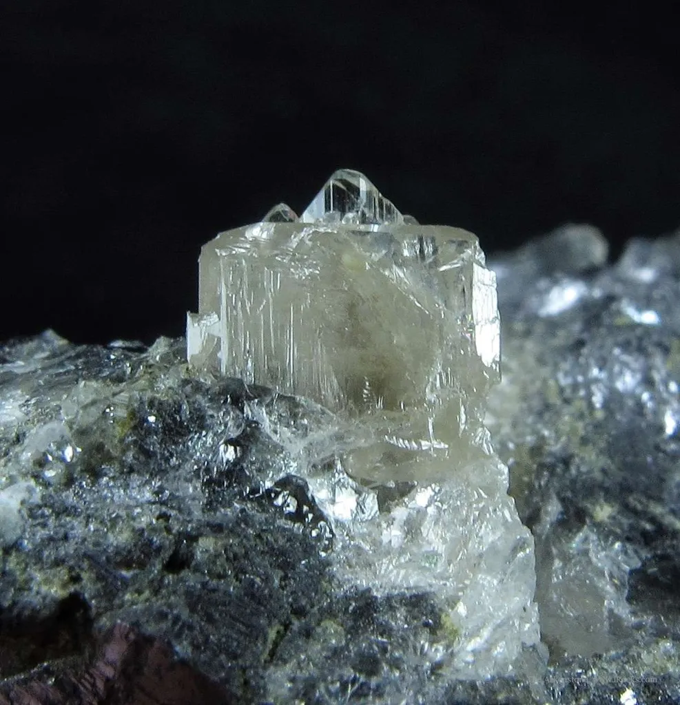 Leadhillite on Galena With Dolomite image