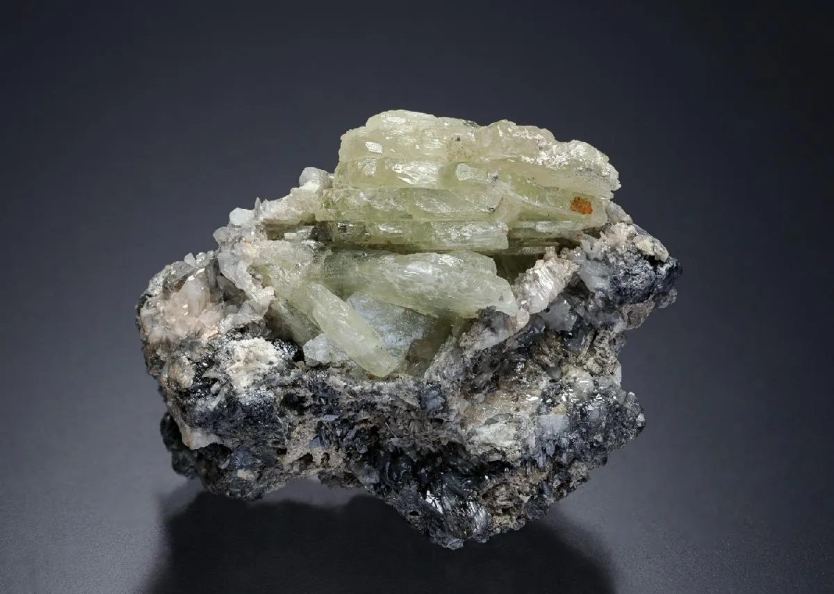 Leadhillite with Caledonite - image 1