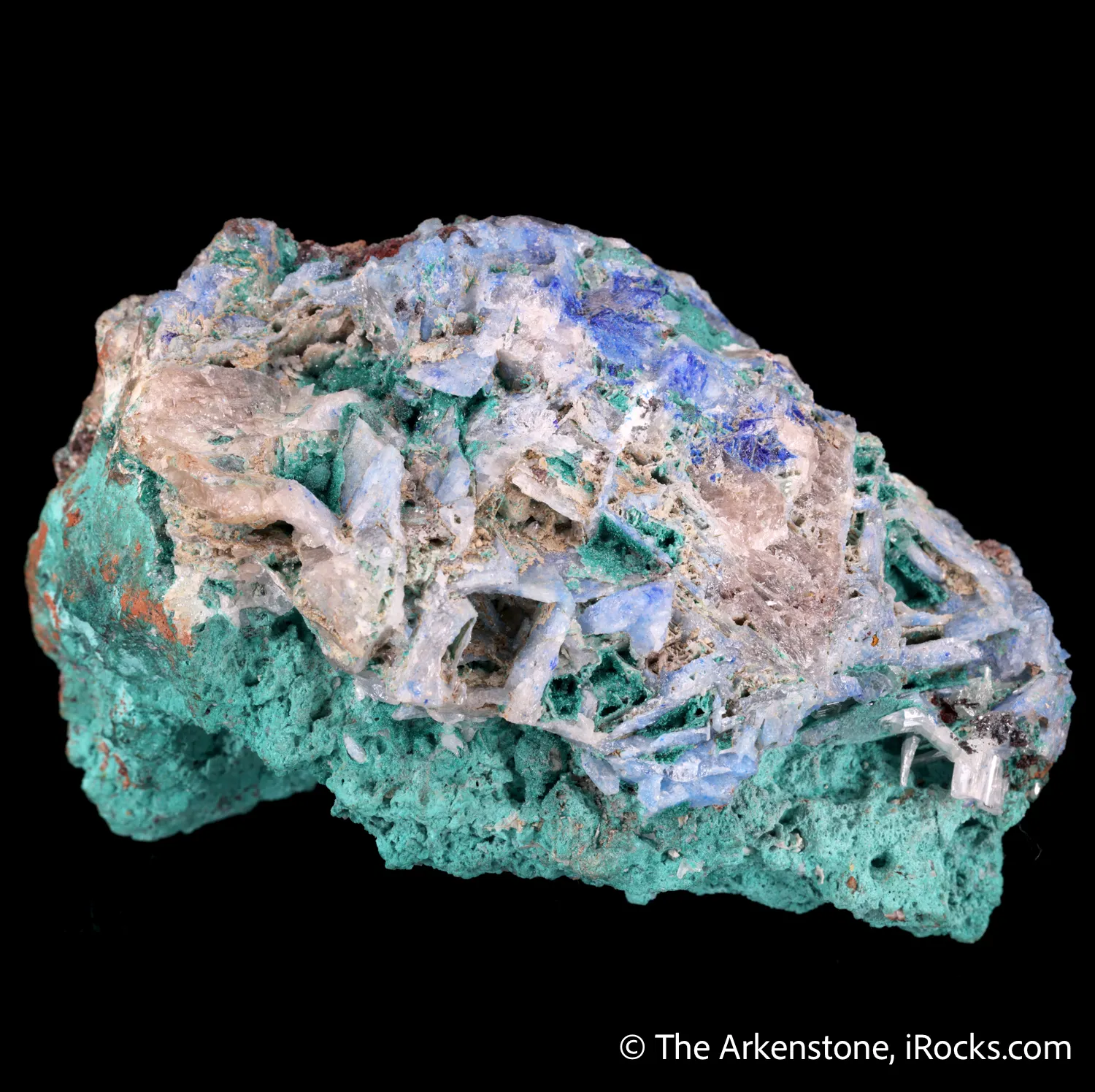 Leadhillite with Paratacamite, Cerussite, and Diaboleite - image 3