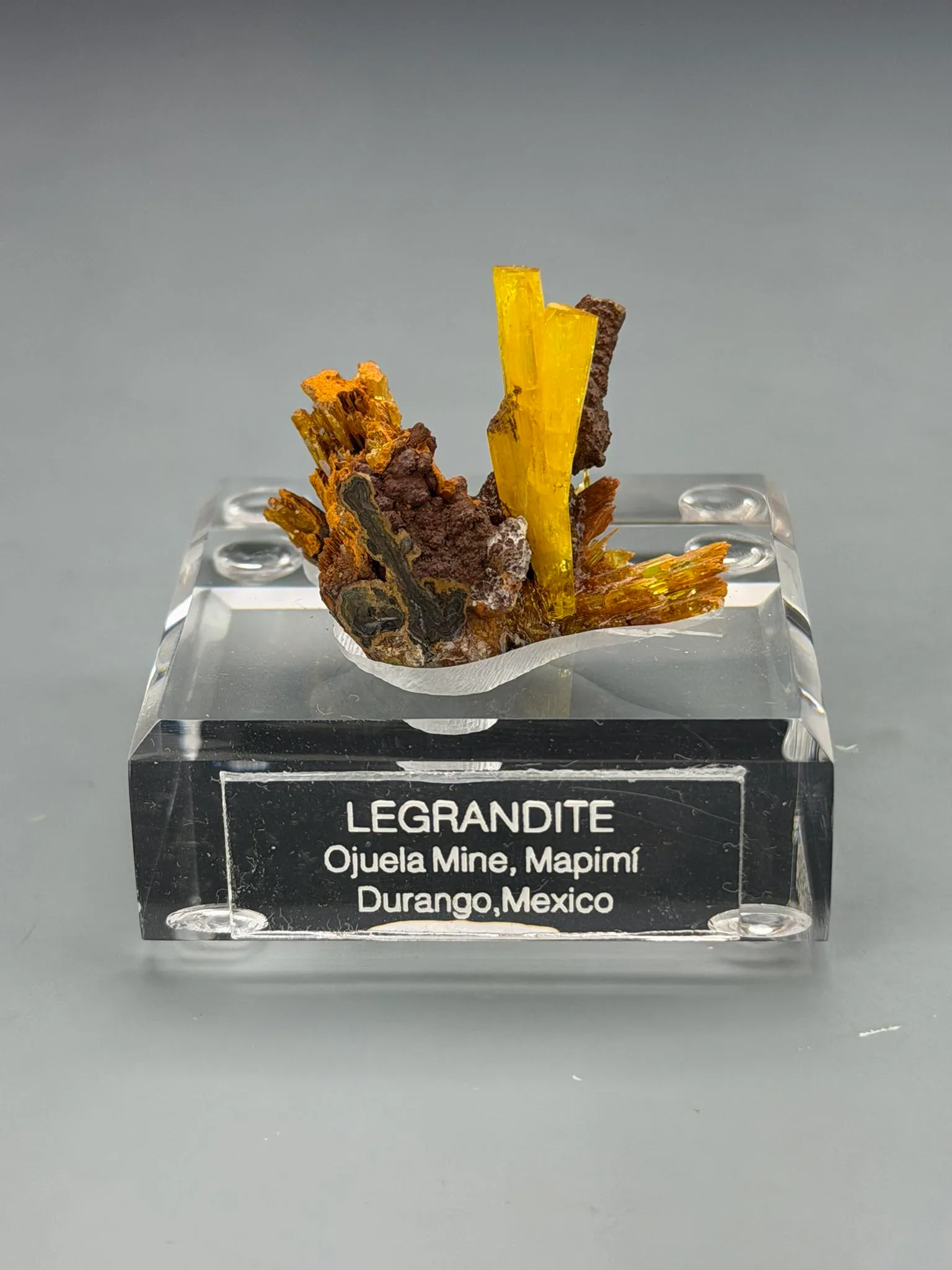 Legrandite from Mexico, Durango, Mapimí, Ojuela Mine - image 2