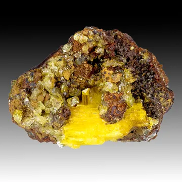 Legrandite from Ojuela Mine, Mapimí, Durango, Mexico