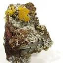 Legrandite on Smithsonite - image 1