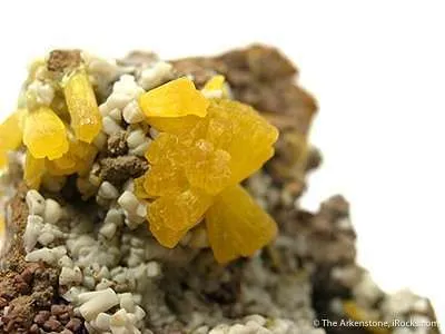 Legrandite on Smithsonite - image 2