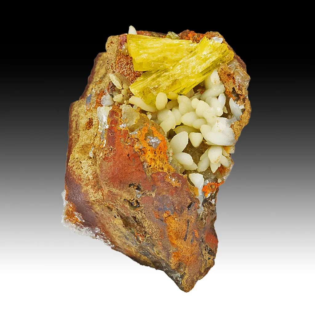 Legrandite with Smithsonite image