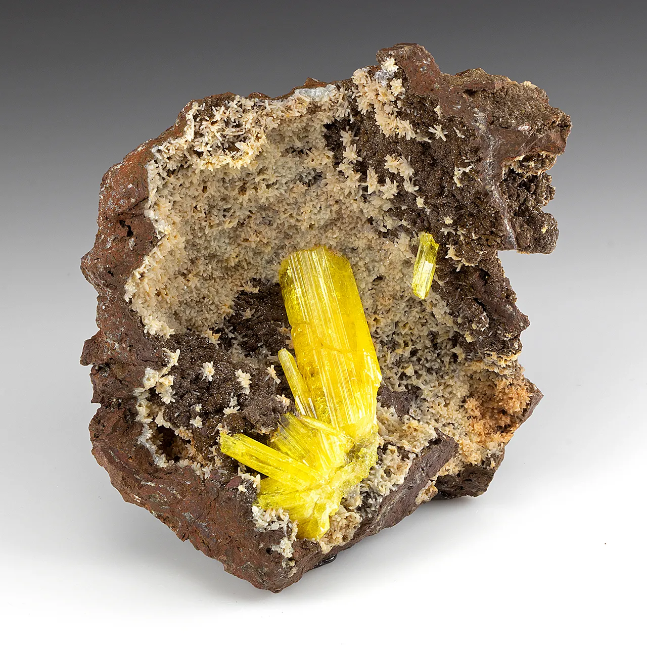 Legrandite with Smithsonite - image 1