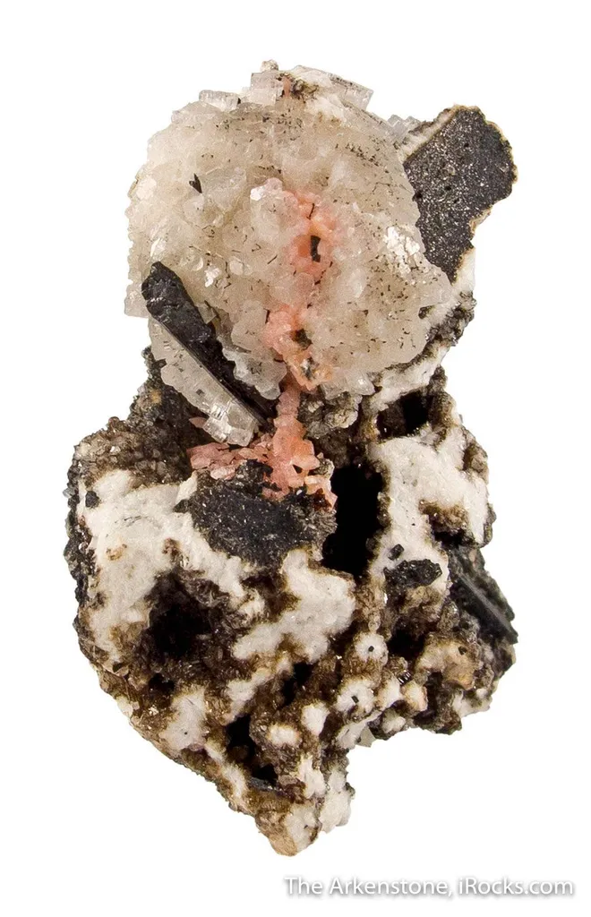 Leifeite with Aegirine and Serandite - image 2