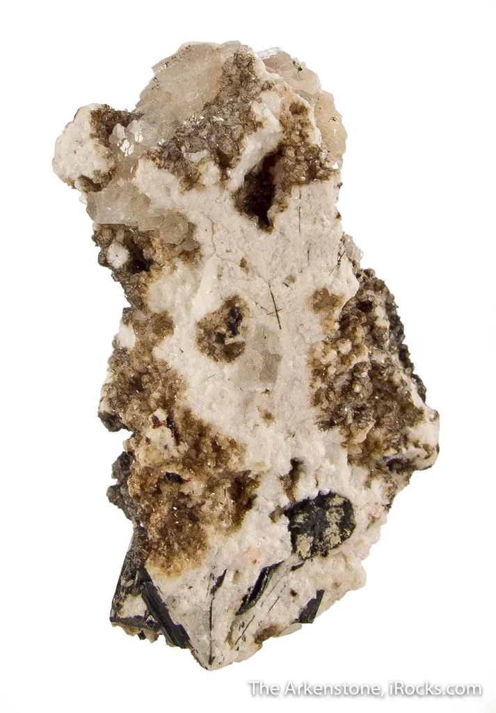 Leifeite with Aegirine and Serandite - image 6