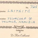 Leiteite (type locality) - image 8