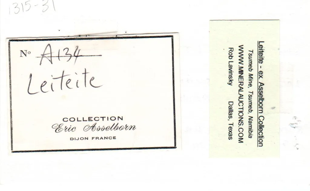 Leiteite (type locality) - image 7