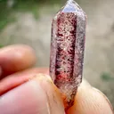 Lepidocrocite with Karur Crystal. Phantom Crystal From India - image 6