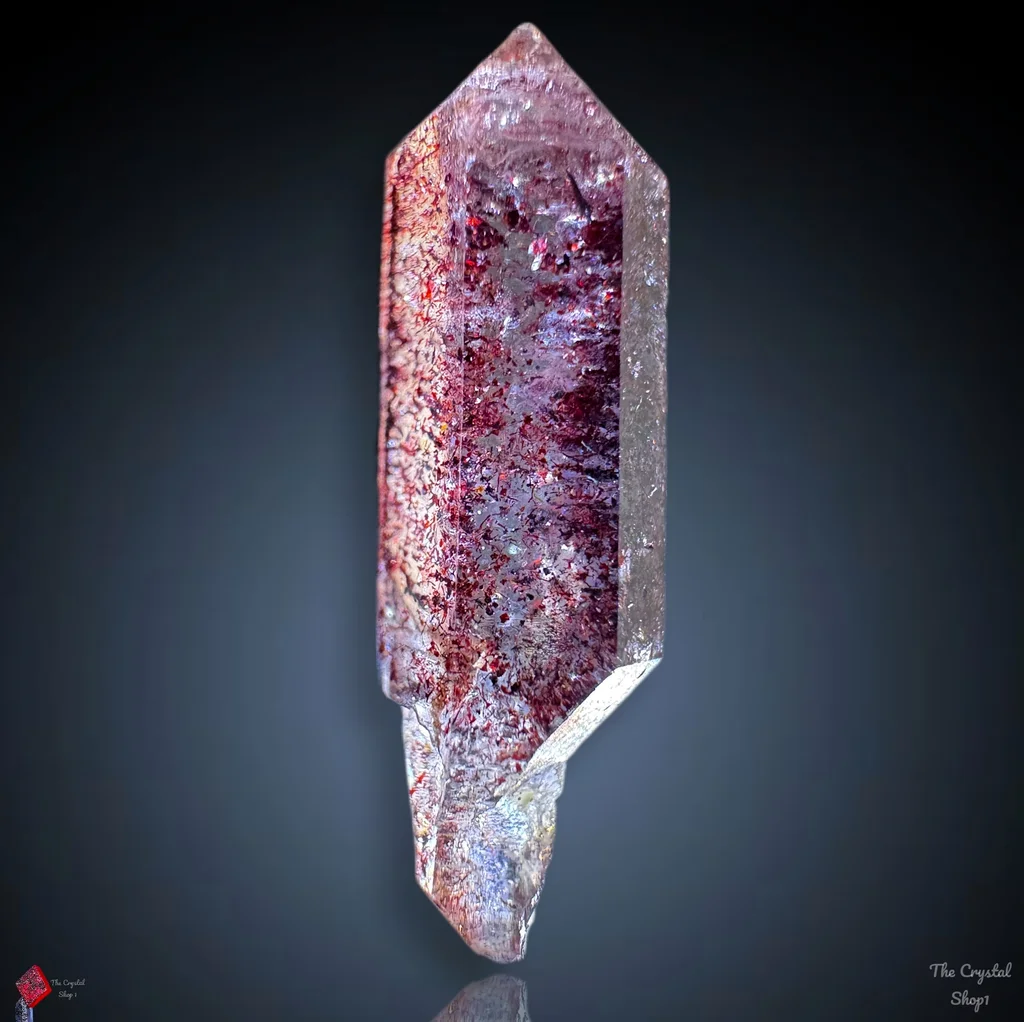 Lepidocrocite with Karur Crystal. Phantom Crystal From India - image 2