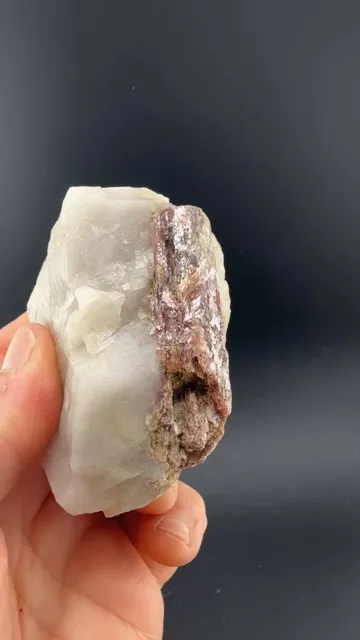 Lepidolite after Elbaite
