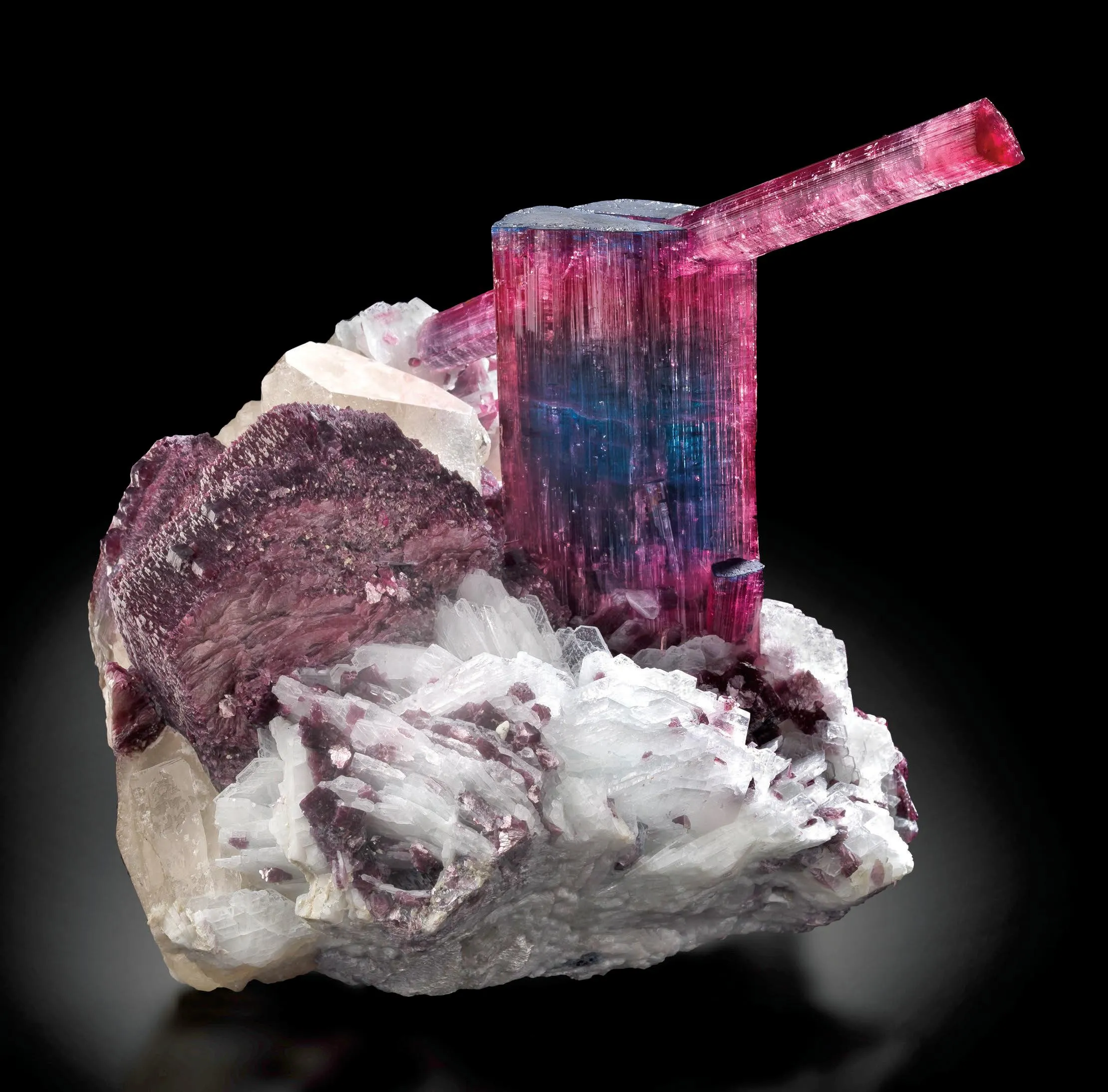 Lepidolite, Elbaite, Cleavelandite - image 1