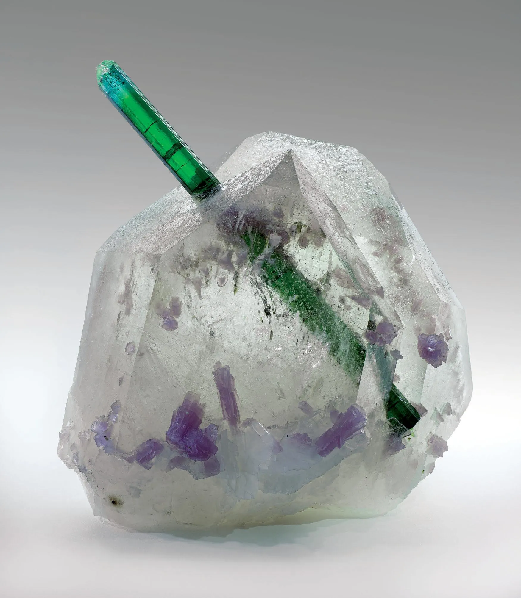 Lepidolite, Elbaite, Quartz - image 1
