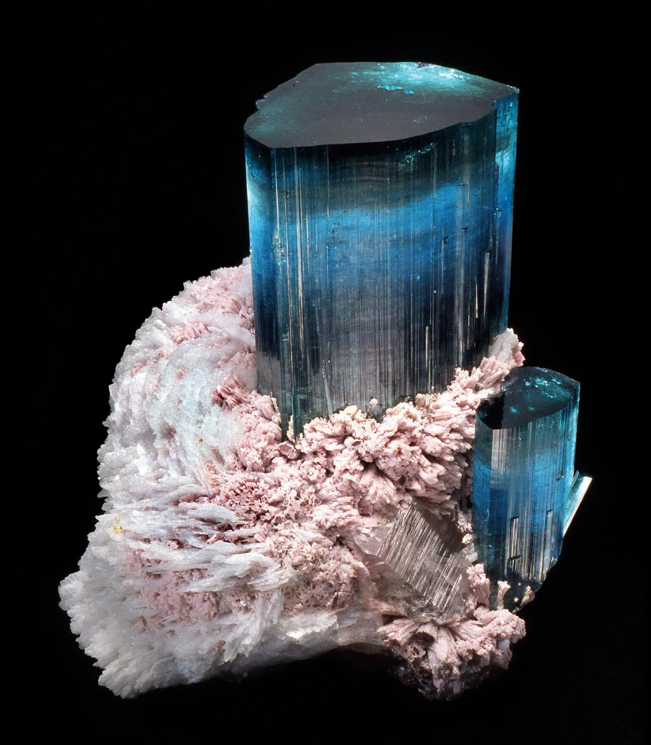 Lepidolite, Elbaite, Tourmaline, Albite - image 1