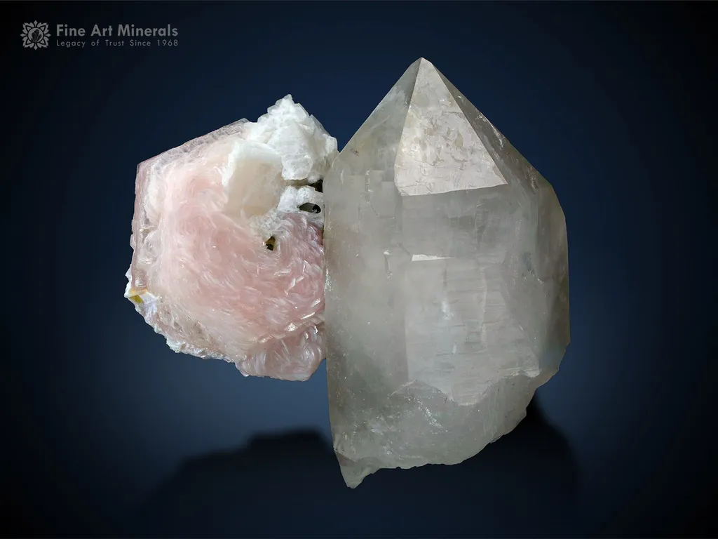 Lepidolite flower on Quartz from Pakistan - image 6