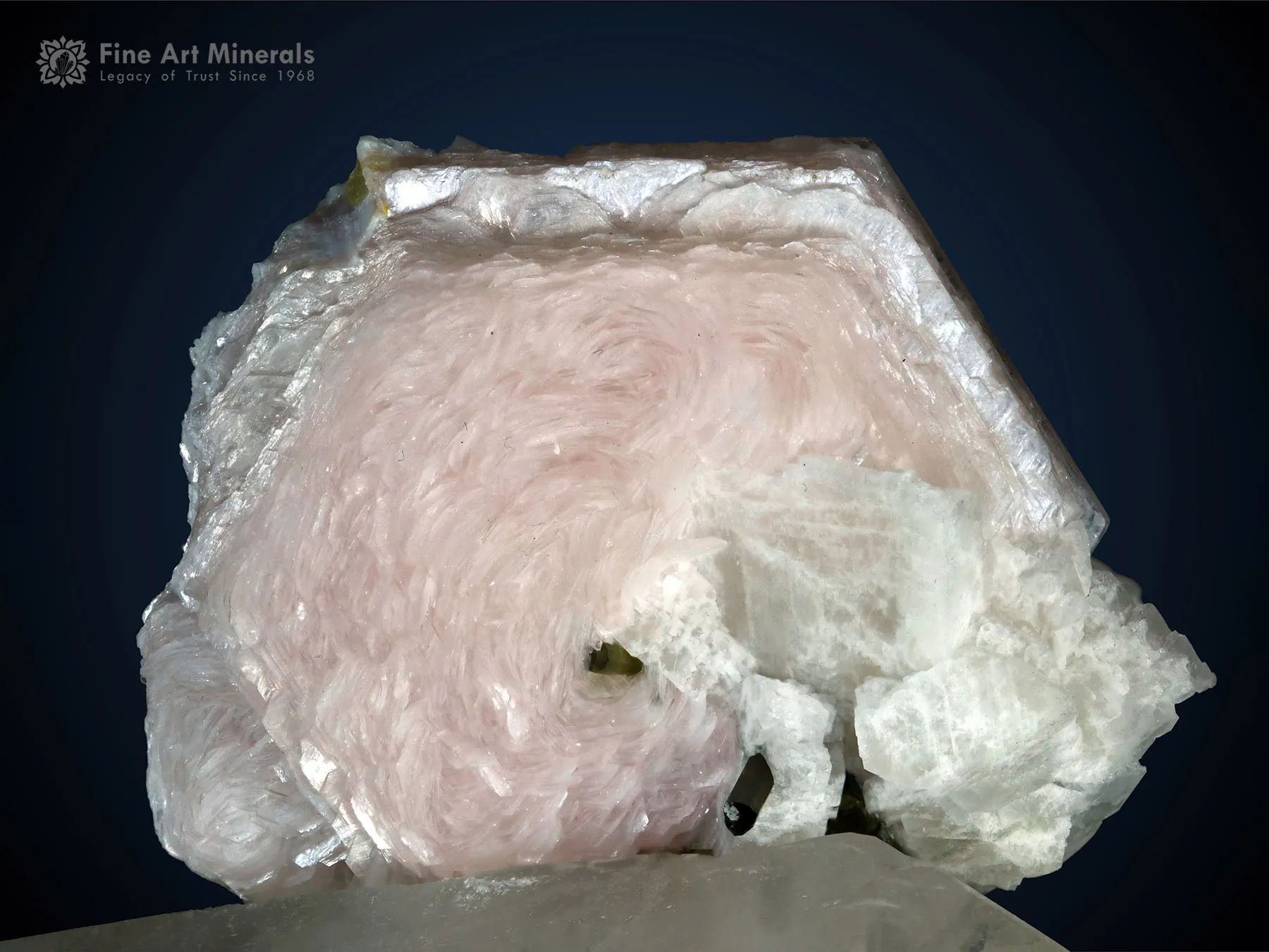 Lepidolite flower on Quartz from Pakistan - image 7