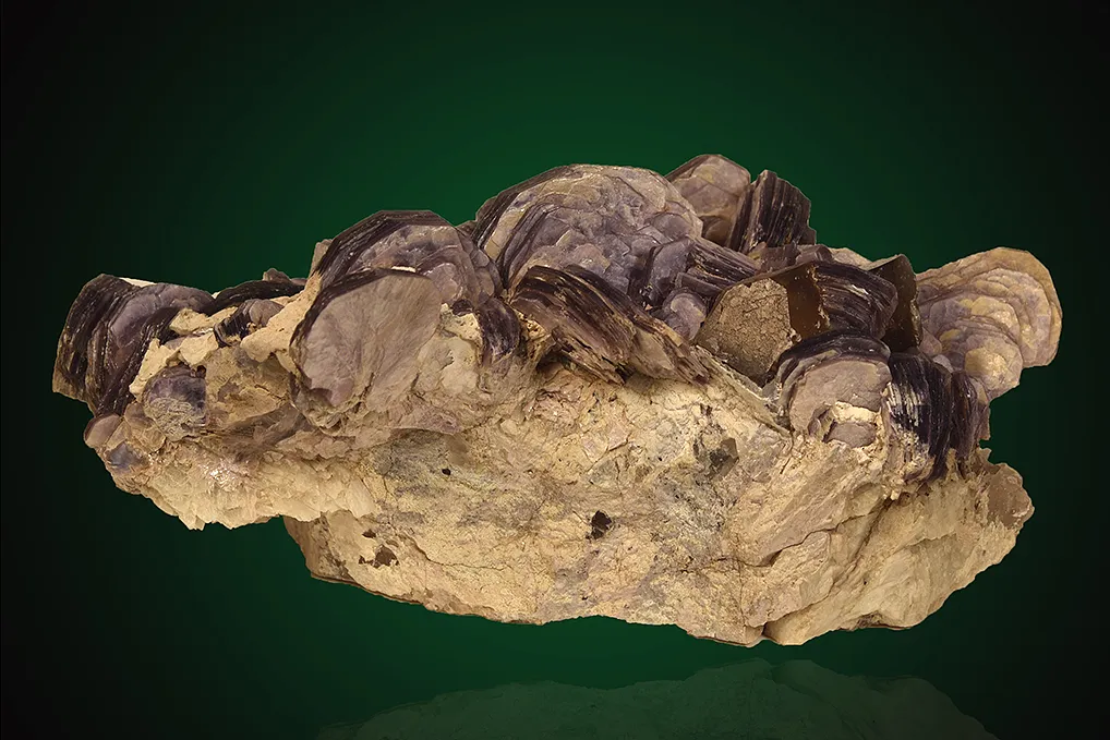 Lepidolite on Albite var. Cleavelandite - image 4