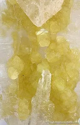 Lepidolite on And Included Within Quartz - image 2
