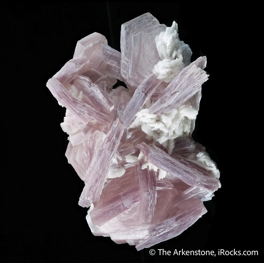 Lepidolite on Feldspar - image 3