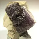 Lepidolite on Microcline Feldspar - image 2
