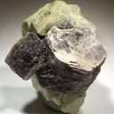Lepidolite on Microcline Feldspar - image 1