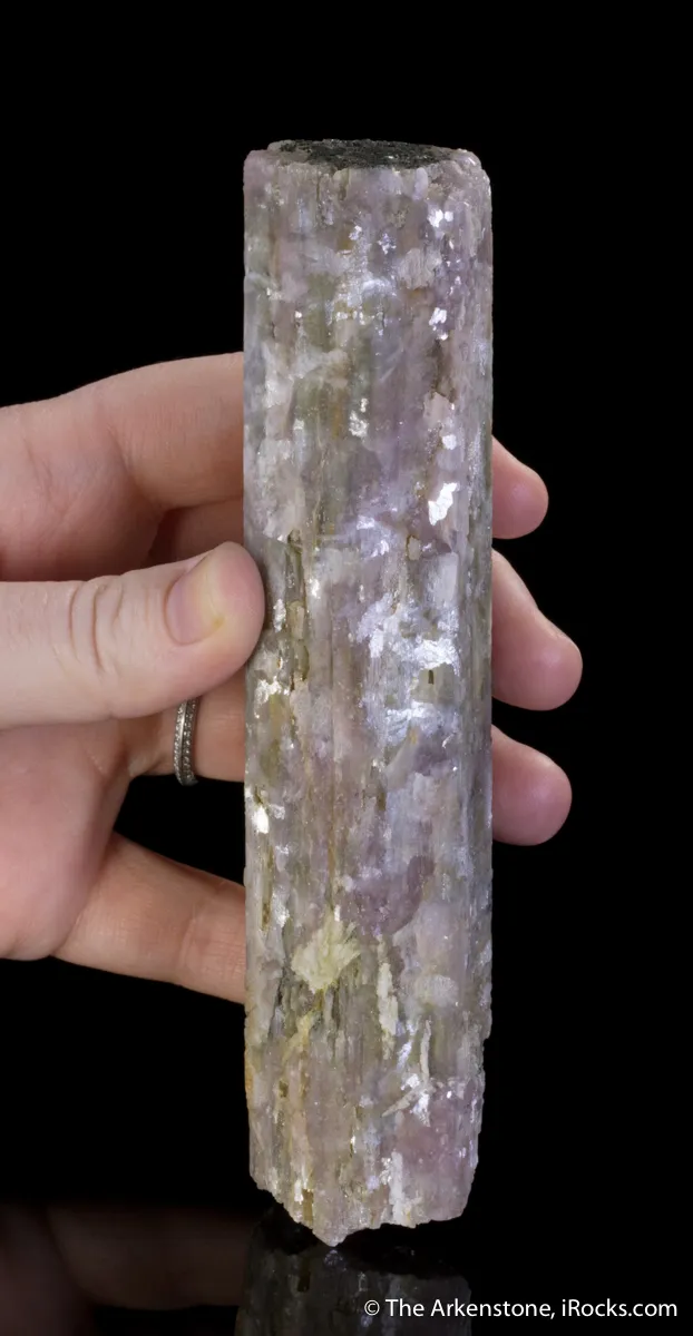 Lepidolite pseudomorphing after Elbaite - image 3