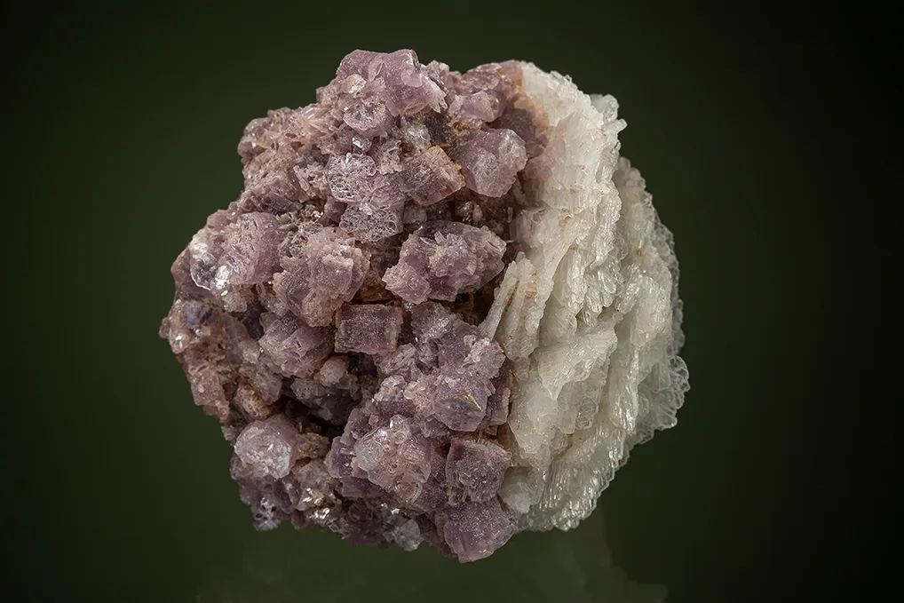 Lepidolite with Albite var. Cleavelandite image