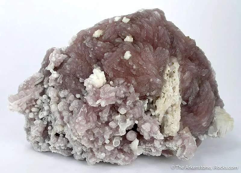 Lepidolite With Tourmaline on Albite image