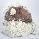 Lepidolite With Tourmaline on Albite - image 1