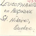 Leucophanite on Aegirine - image 5