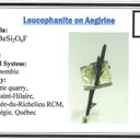 Leucophanite on Aegirine - image 4