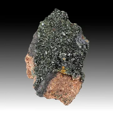 Libethenite from Nchanga Mine, Copperbelt Province, Zambia