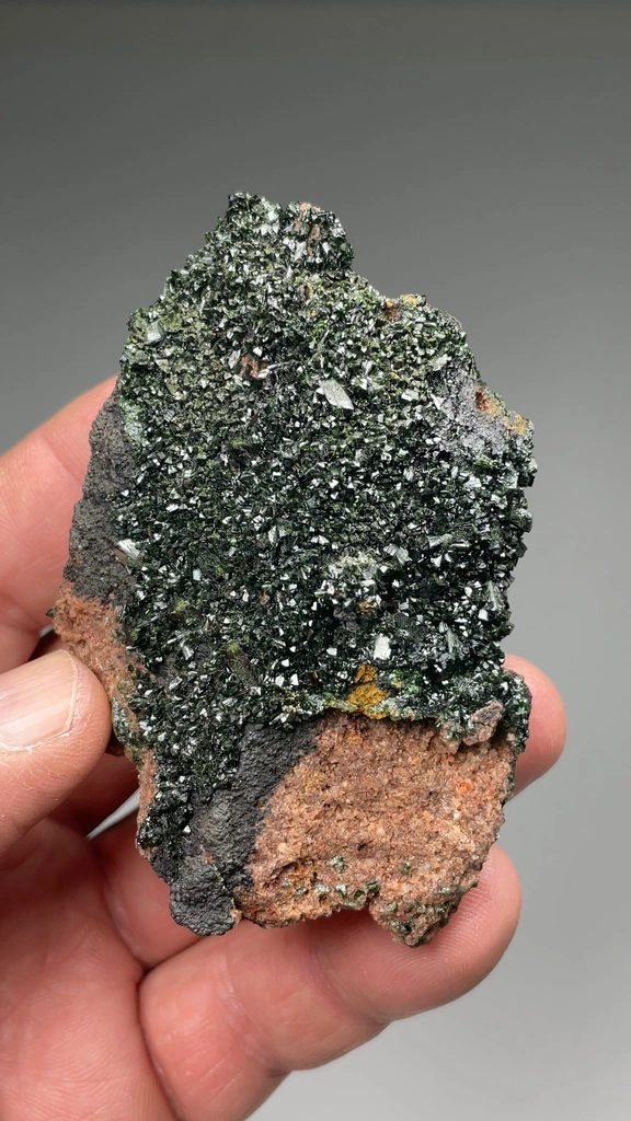 Libethenite from Nchanga Mine, Copperbelt Province, Zambia - image 2