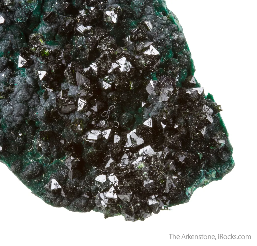 Libethenite on Pseudomalachite - image 5