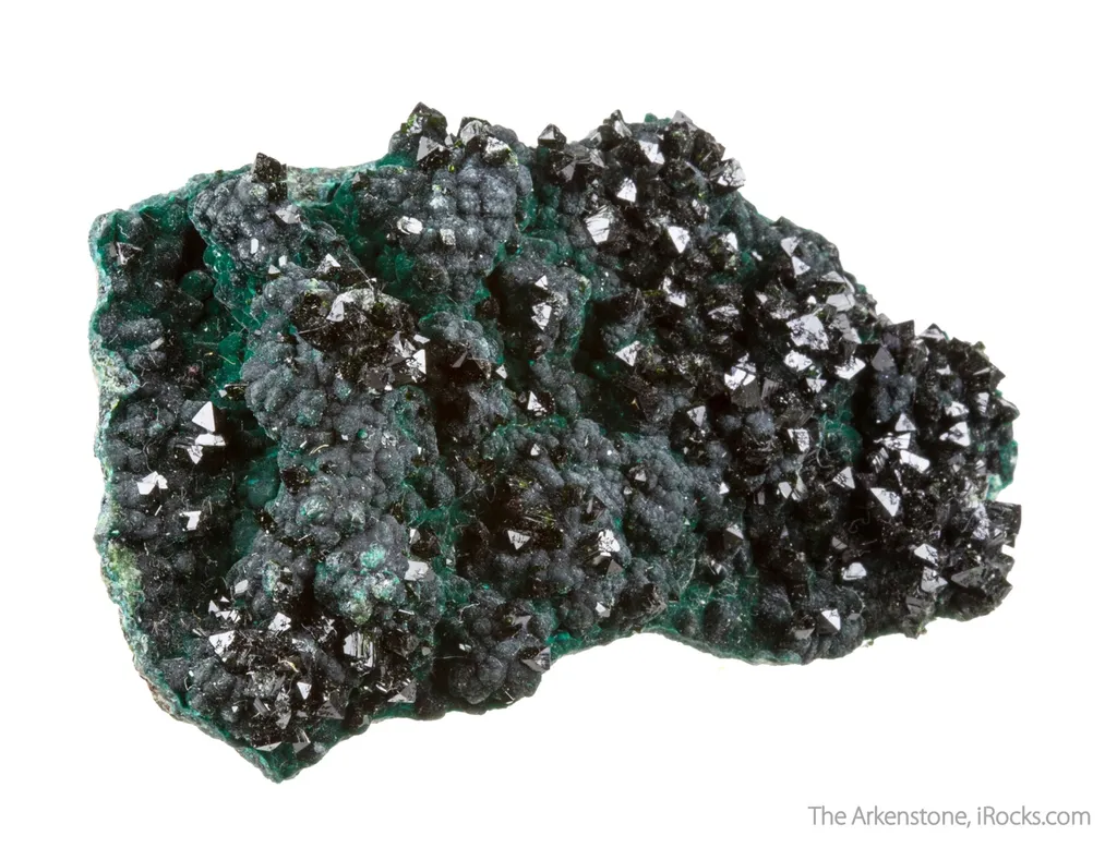 Libethenite on Pseudomalachite - image 6
