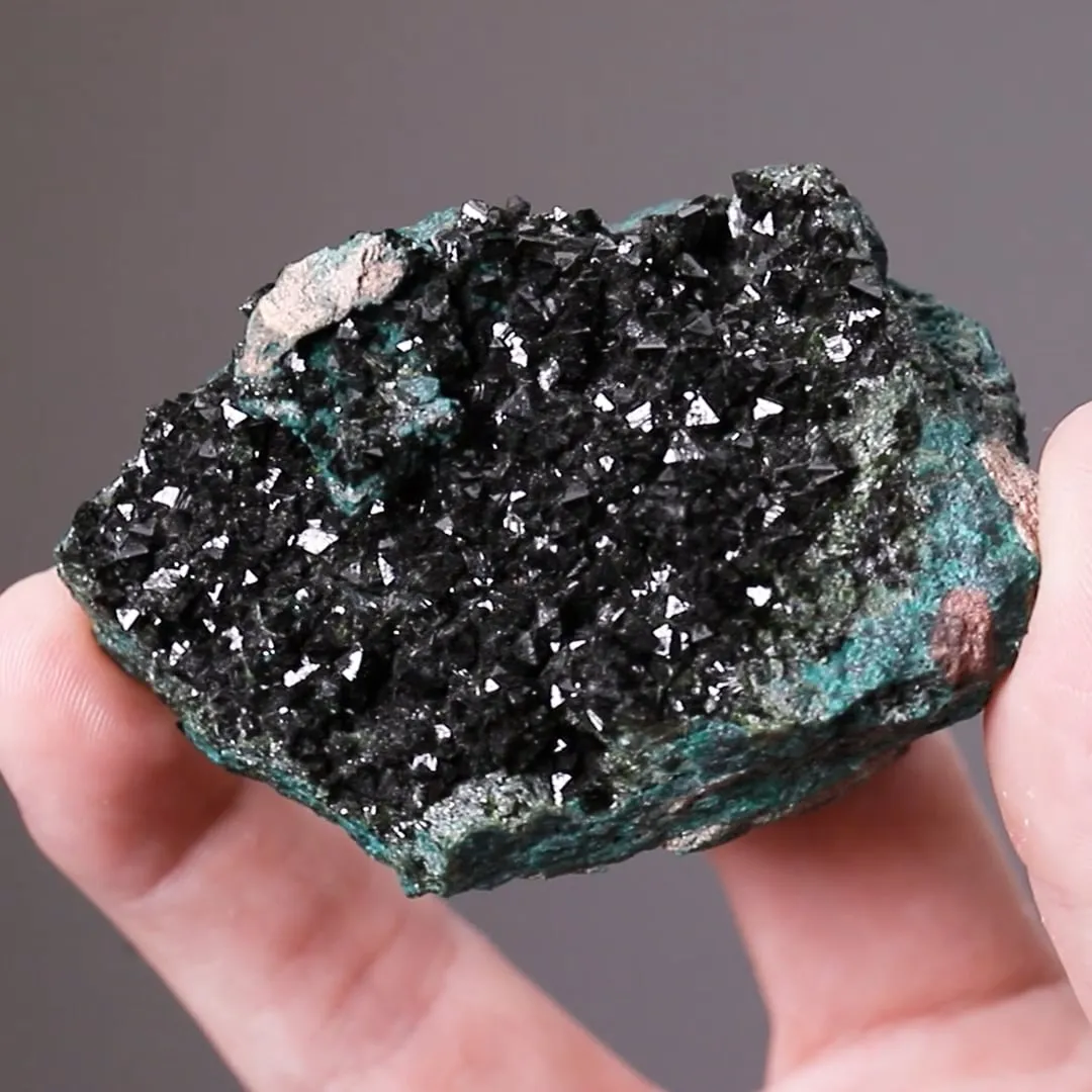 Libethenite on PSEUDOMALACITE - image 2