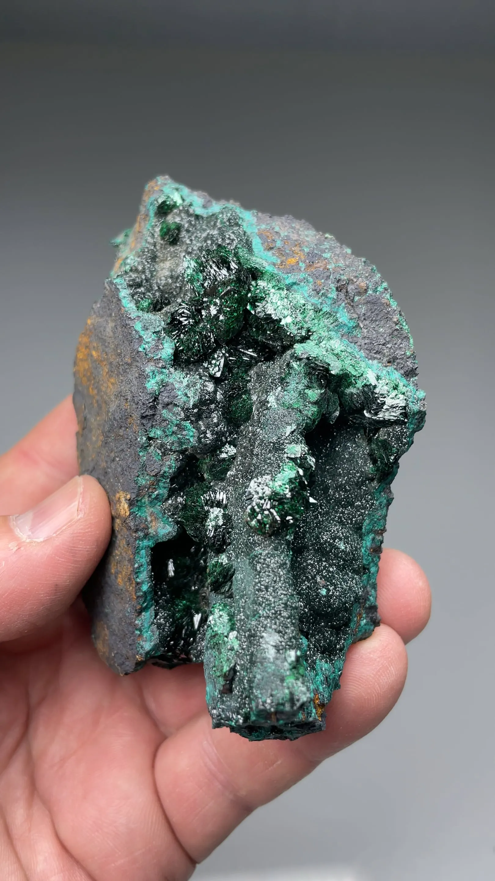 Libethenite with Malachite - image 2