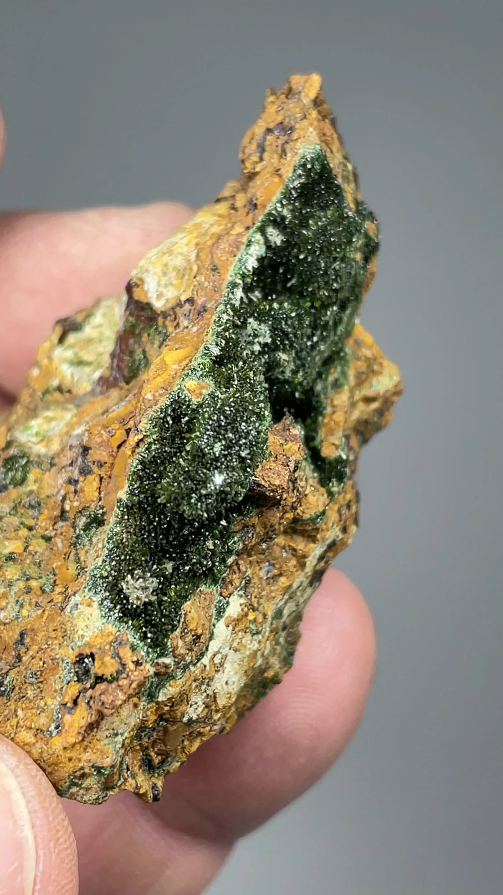 Libethenite with Pseudomalachite - image 2