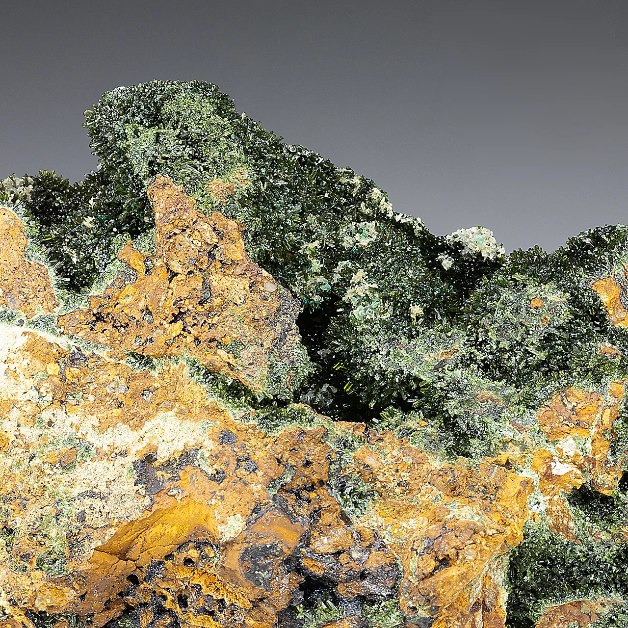 Libethenite with Pseudomalachite - image 1