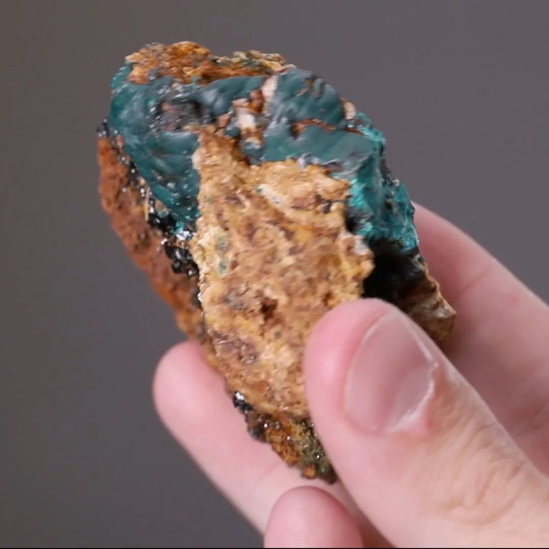 Libethenite with Pseudomalachite - image 2