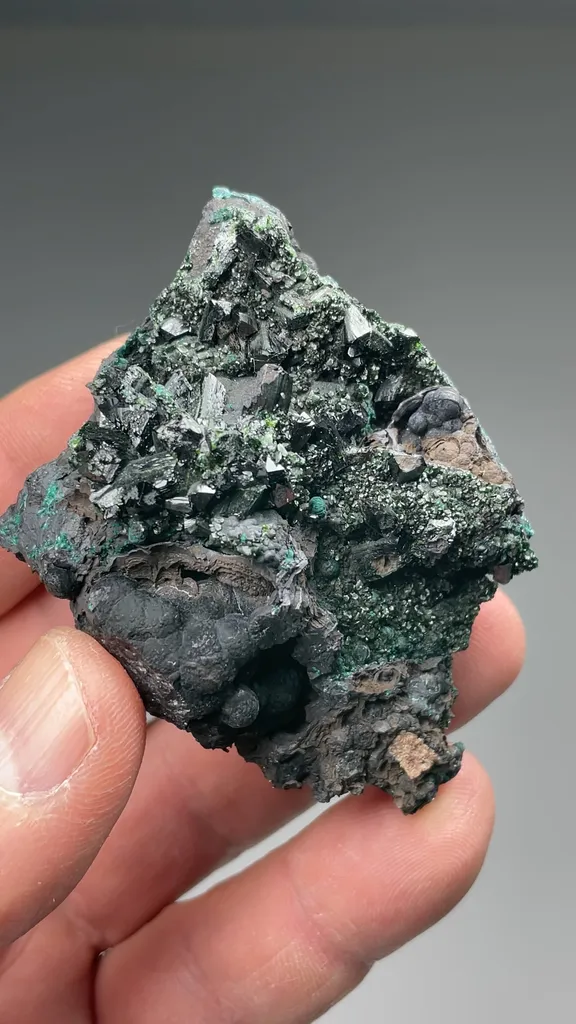 Libethenite with Pseudomalachite - image 2